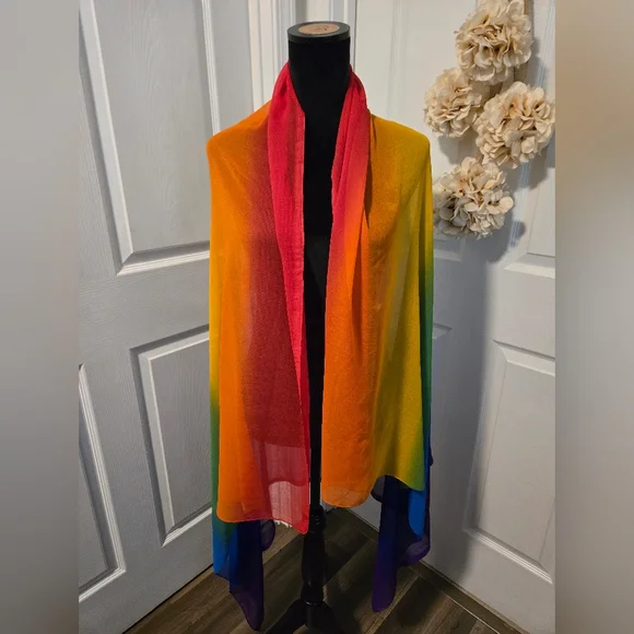 Queen of Sparkles Black Tee with Rainbow Accents - Picture 8 of 9